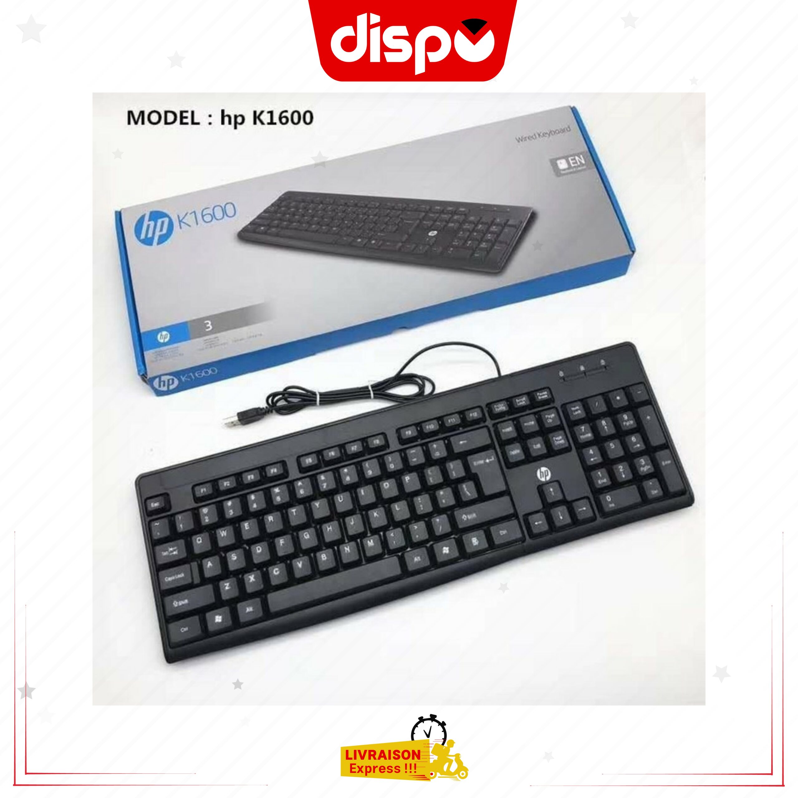 HP CLAFIER SANS FIL K1600