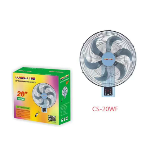 Ventilateur mural coral star avec commande cs20f