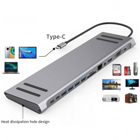 ADAPTER TYPE C 11 IN 1 ORIGINAL